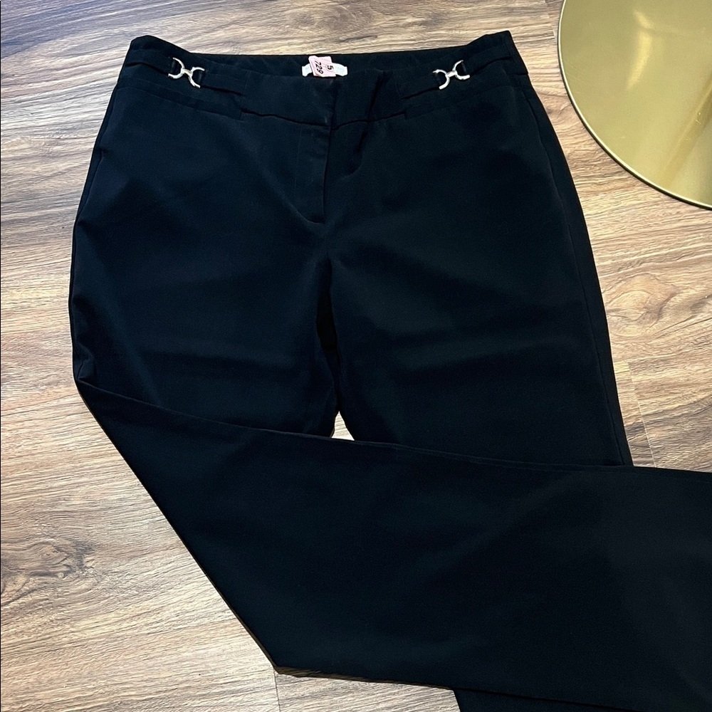 New York & Company Black Straight-Leg Dress Pants